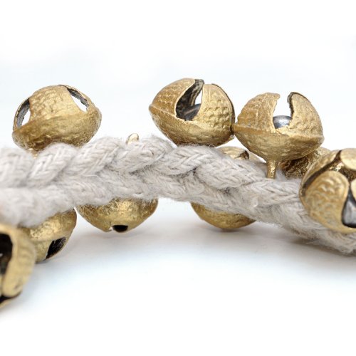 Ghungroo Pair, (25+25) Bells Tied with Cotton Cord - Image 2 thumbnail