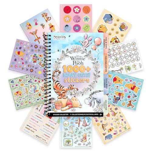 Fashion Angels Disney Winnie the Pooh 1000+ Tabbed Sticker Collection Book