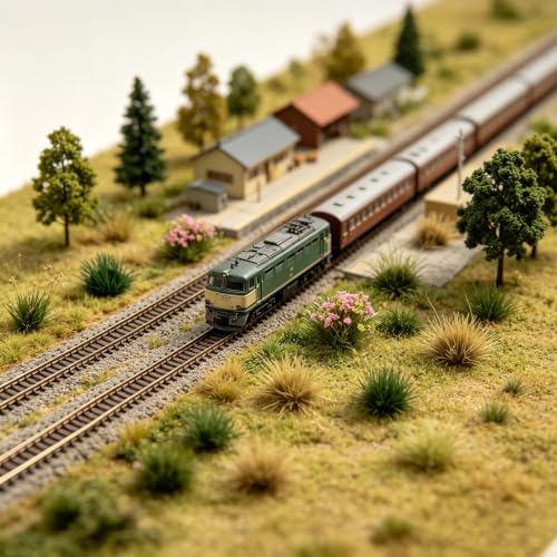 372 Pcs Static Grass Tufts, All Seasons Model Grass Clusters for Diorama by gdeplok - Used condition - Image 5