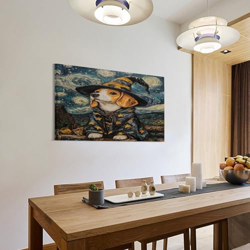 Impression sur toile Beagle 12x18inch tableau déco salon - 3