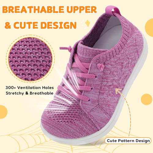 Image of JOINFREE Toddler Shoes Girls Boys Wide Barefoot Shoes Minimalist Walking Sneakers Zero Drop Slip on Tennis Shoe Breathable Naturally Flexible