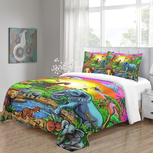 Housse de couette avec fermeture éclair pour literie king size