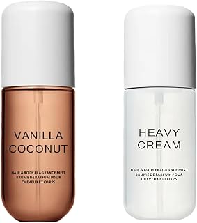 Heavy Cream Body Mist, Hair and Body Mist for Women & Body Spray for Men, Coconut & Vanilla Body Spray, Long-Lasting Scent 1.7fl oz (Vanilla+Heavy Cream)