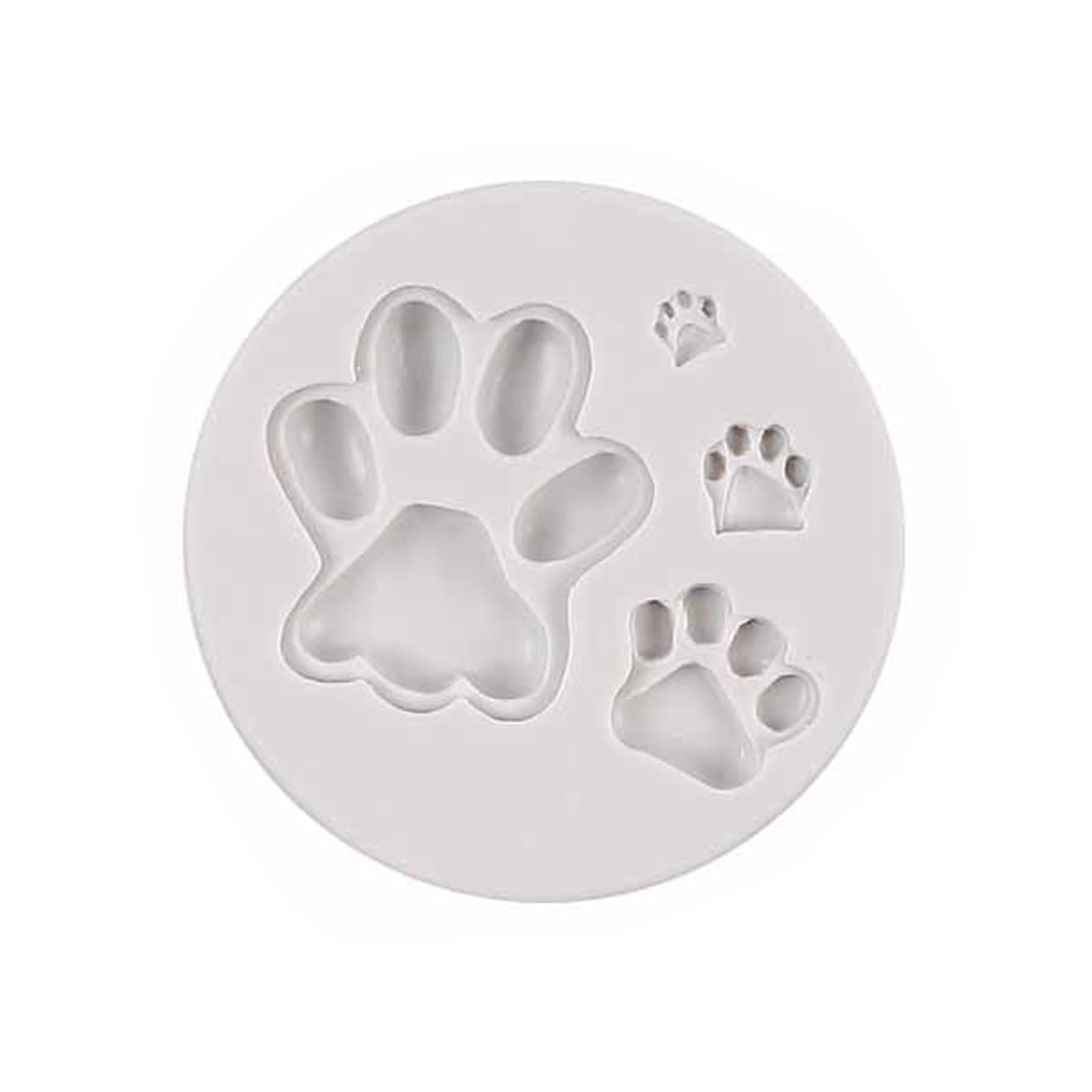 NEWFT Animal Paw Fondant Mold Cupcakes Toppers Baking Tool Kitchen Resin Mold Silicone Mold Cat Cake Decorating