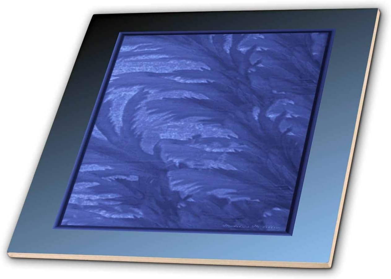 3dRose Frosted 12 Inch Ceramic Tile