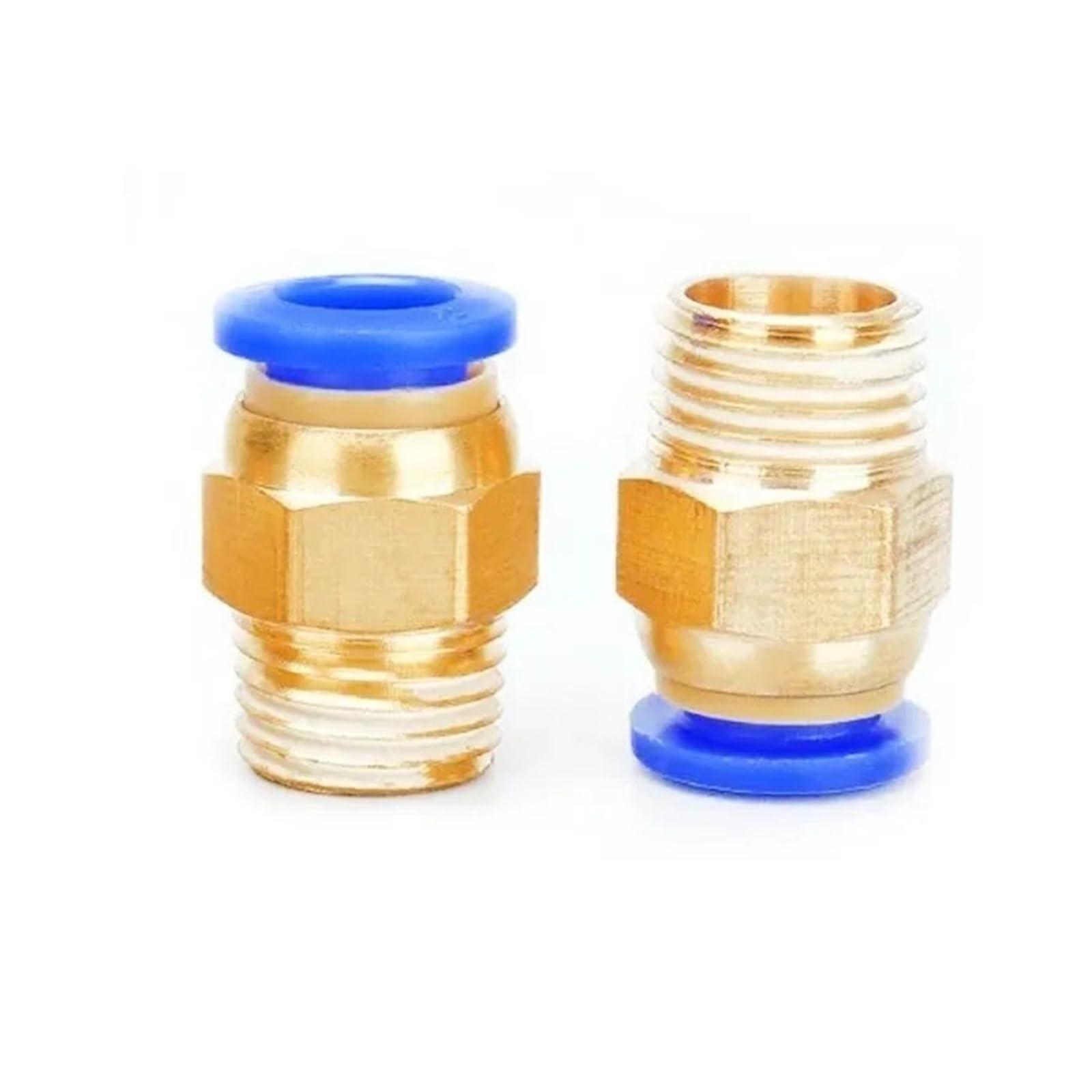 DHVIJA Set Di Connettori Rapidi for Raccordi Pneumatici Da 50 Pezzi - Giunti Con Filettatura Maschio In Ottone for Sistemi Di Aria E Vuoto, Compatibili Con Tubi Da 4 Mm A 12 Mm joyous(6mm,1/4 inch)