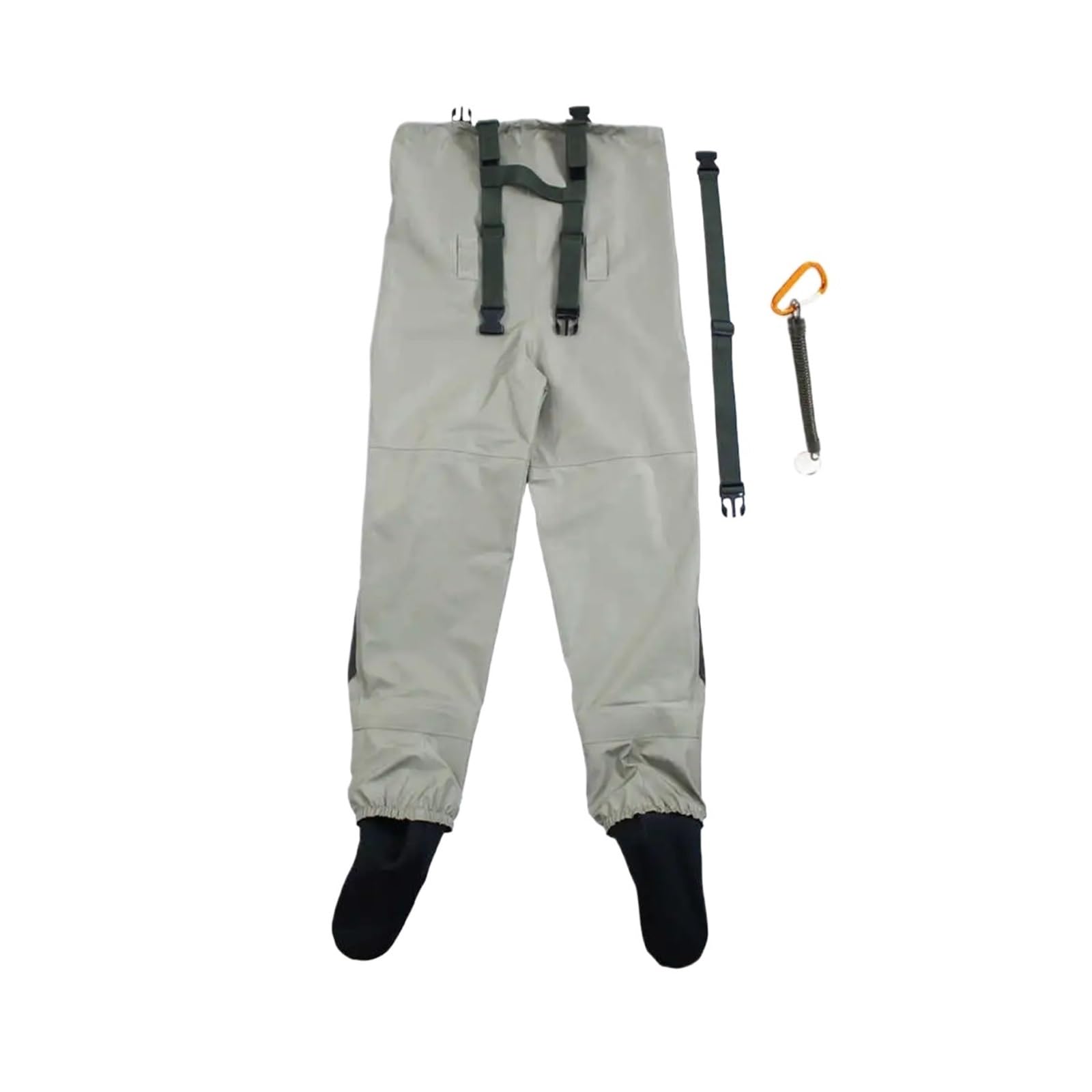 Wathose Herren Wathose for Fliegenfischen, atmungsaktiv, wasserdicht, mit Strumpffuß, Flusswathose for Damen und Herren