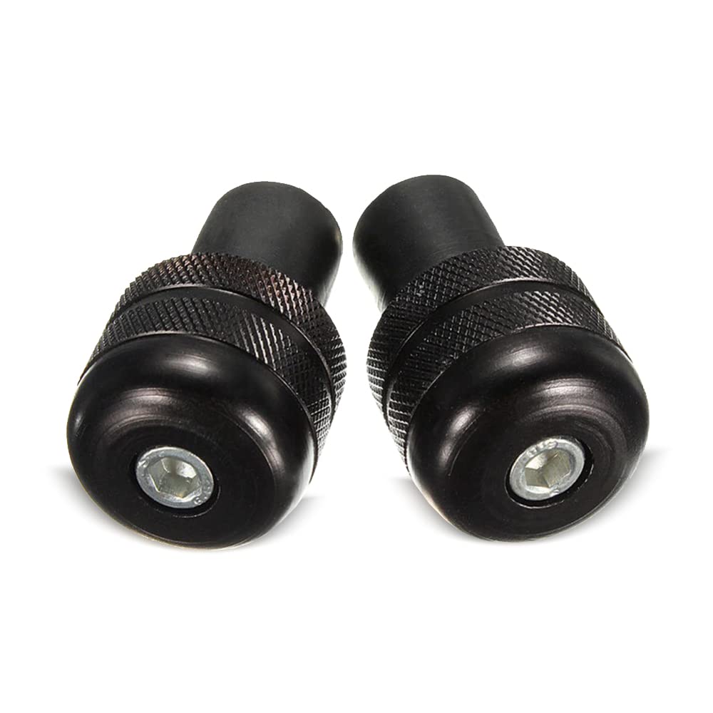 Embouts/Masse de Guidon Tourtecs LE6 Compatible avec Moto Guidon Universel Noir