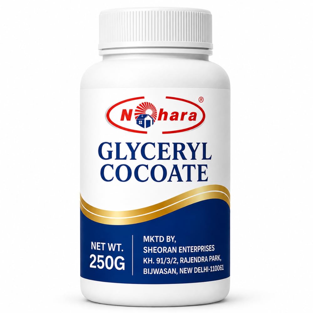 NOHARA Glyceryl Cocoate 250gm Liquid Emulsifier & Superfatting Agent | High Purity, Coconut-Derived, For Body Wash, Shampoo, Face Cleanser, For Cosmetic Formulation-picture-20
