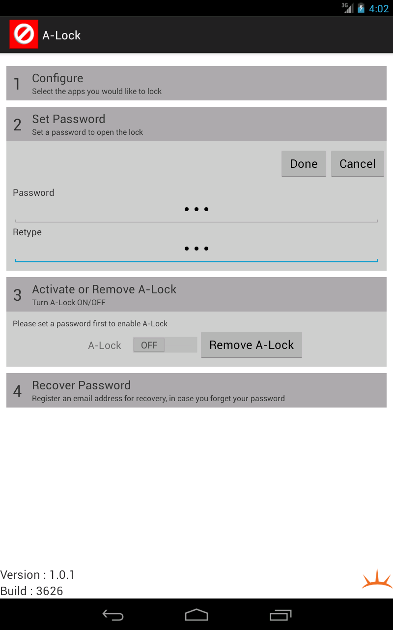 A-Lock - App on Amazon Appstore