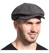 PanPacSight Men's Vintage Newsboy Gatsby Hat for Father, Gentle Gent Classic Cap 51lIunpWDAL. AC SR166,182