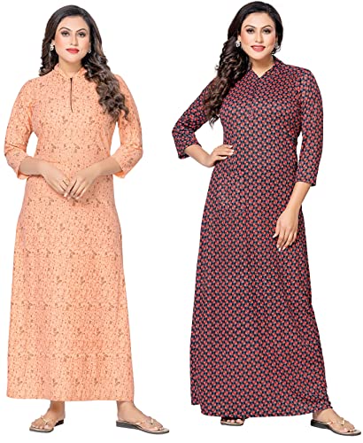 Robe de nuit d'hiver femme longue et ample pour ne plus avoir froid le soir lot de 2