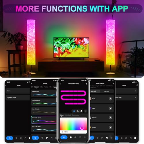 Lámpara De Pie RGB que transforma tus emociones en luz y color 5