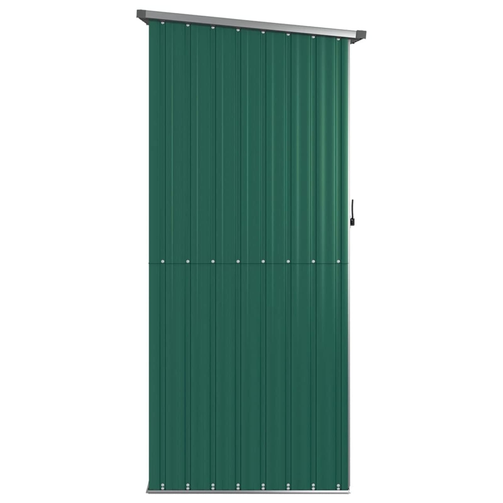 Capanno da Giardino Verde 118,5x97x209,5 cm in Acciaio Zincato,Capannone da Giardino,Casetta da Giardino,Casetta Attrezzi Giardino(SPU:150899)