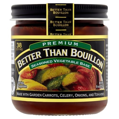 Better Than Bouillon Premium Base Variety Pack, 1 Roasted Chicken Base, 1 Roasted Beef Base, 1 Chili Base, 1 Seasoned Vegetable Base, 8 oz Jars (Pack of 4) - Thumbnail 7