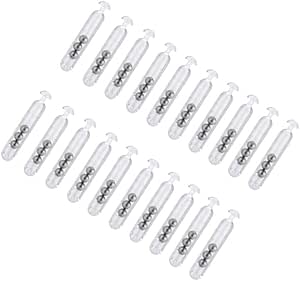 20 Hochets De Pêche Avec Bille Métal - Pour Leurres Souples, Création De Bruit Sous L'eau