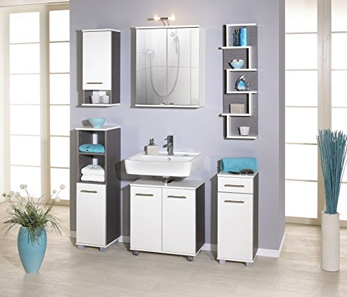 Schildmeyer Highboard, White, 30 x 110.5 cm Schildmeyer Highboard, White, 30 x 110.5 cm