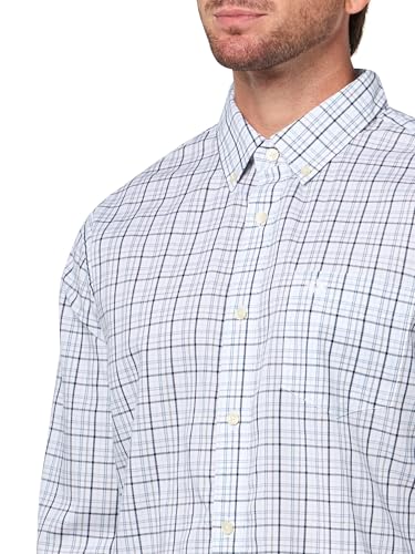 Dockers® Men's Signature Shirt Long Sleeve Classic Fit with Stain Defender®, Sailmore Lucent Plaid, Small - image 3
