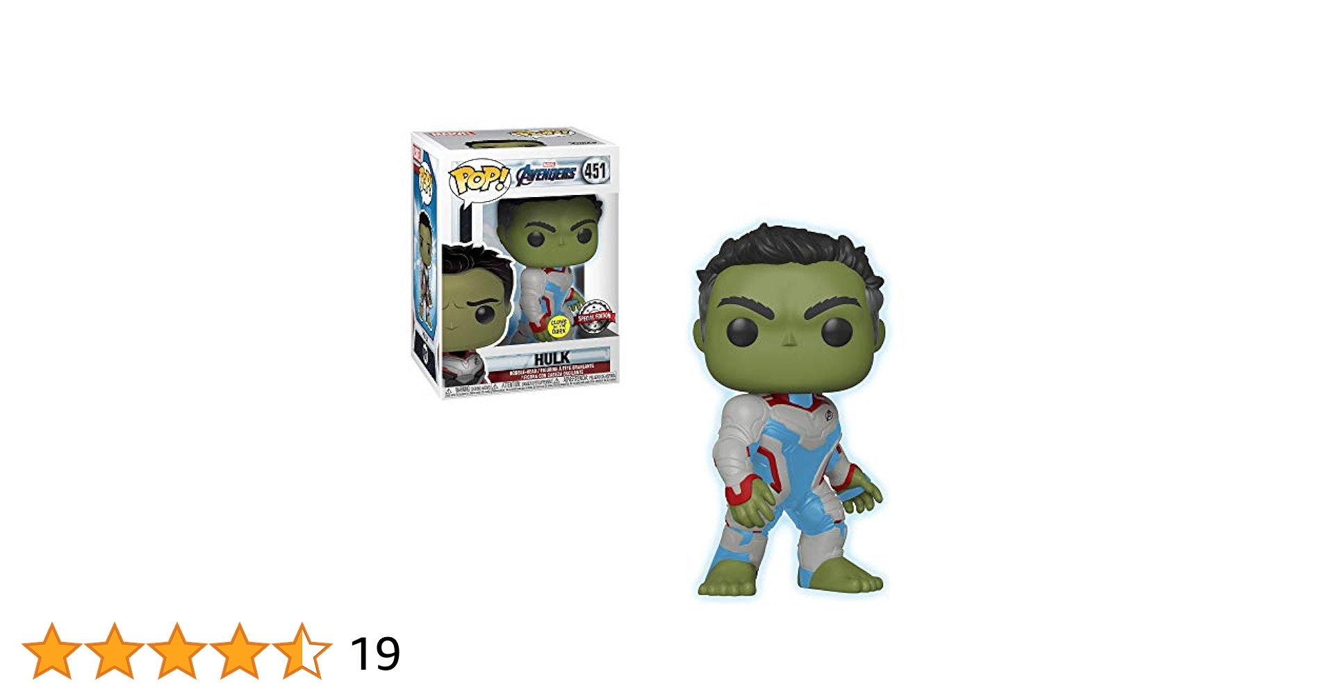 Funko Pop エンドゲーム ハルク&ソー Amazon.com: Funko Pop! Avengers: Endgame - Hulk #451 Glow in