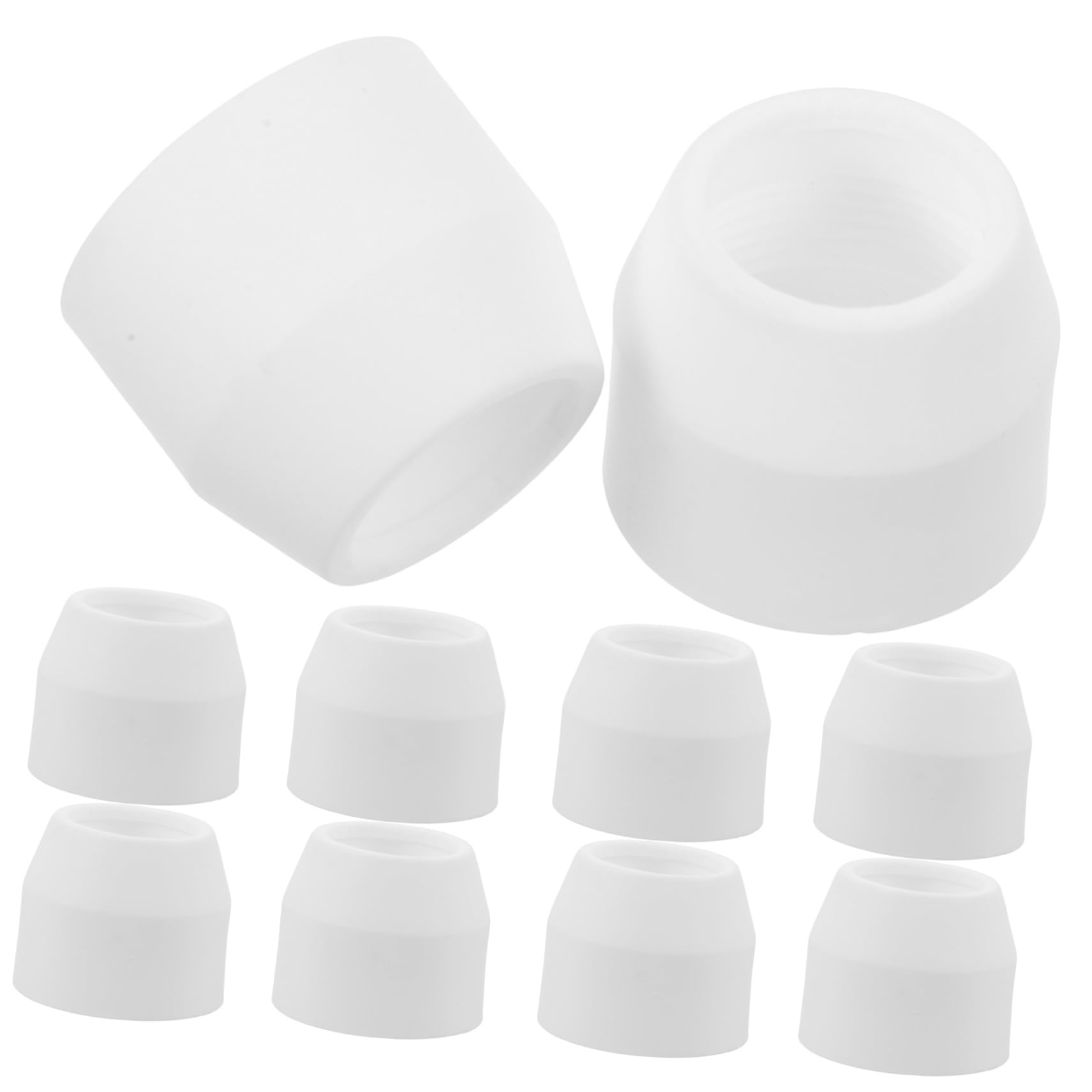 HOLIDYOYO 10pcs Cutting Machine Accessories Insulated Cups Party Gas Lens Nozzle Cup for Welding Lens Cup for Welding Ceramic Welding Torch Cup Torch Kit Welding Part Ceramics