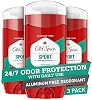Old Spice Desodorante sin aluminio para hombre, High Endurance, protección contra sudor y olor 24/7 para eliminar olores, frescura 24/7 y aroma duradero, aroma Sport, 3.0 oz (paquete de 3) 2