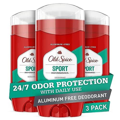 Old Spice Aluminum Free Deodorant For Men, High Endurance, 24/7