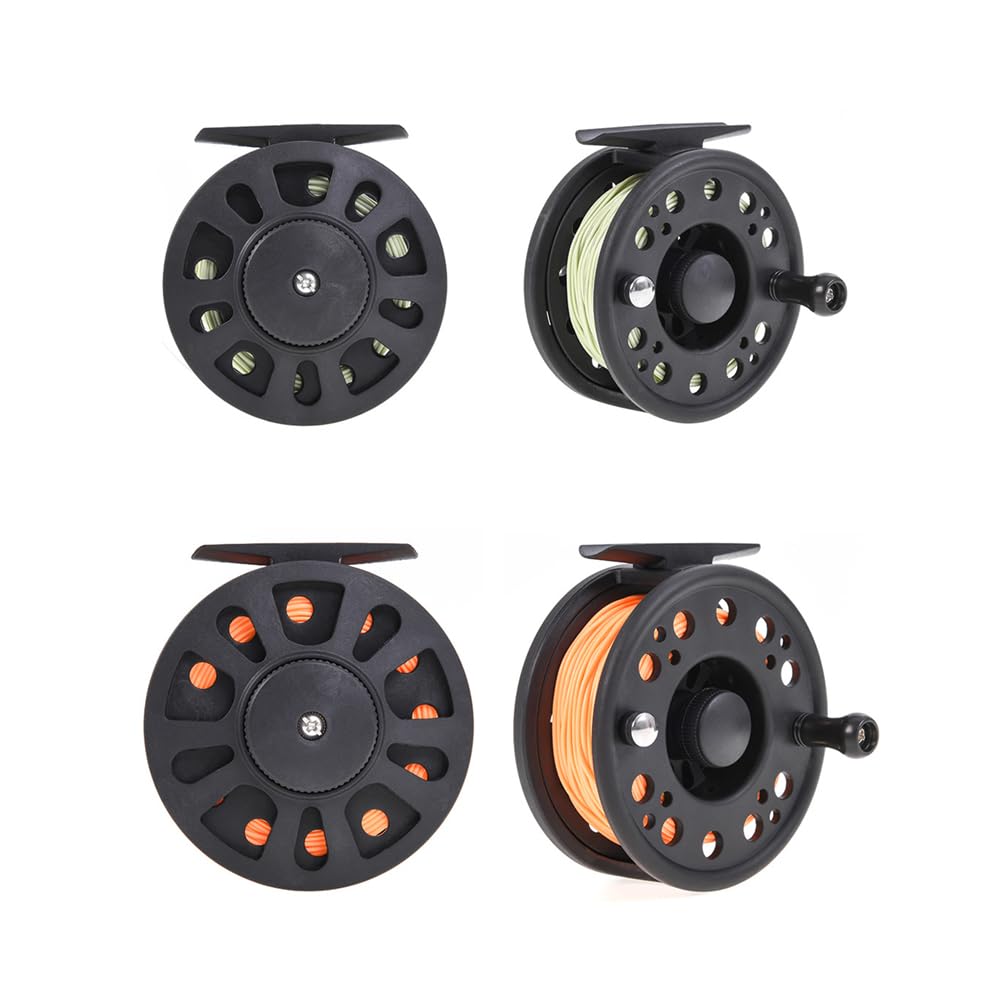 black plastic fly fishing reel Amazon.com : TopHomer Fly Fishing Reel, GLA 5/6WT ABS Plastic Fishing Reel  with Nylon Fishing Line for Freshwater Saltwater, Fishermen Gift Black :  Sports & Outdoors