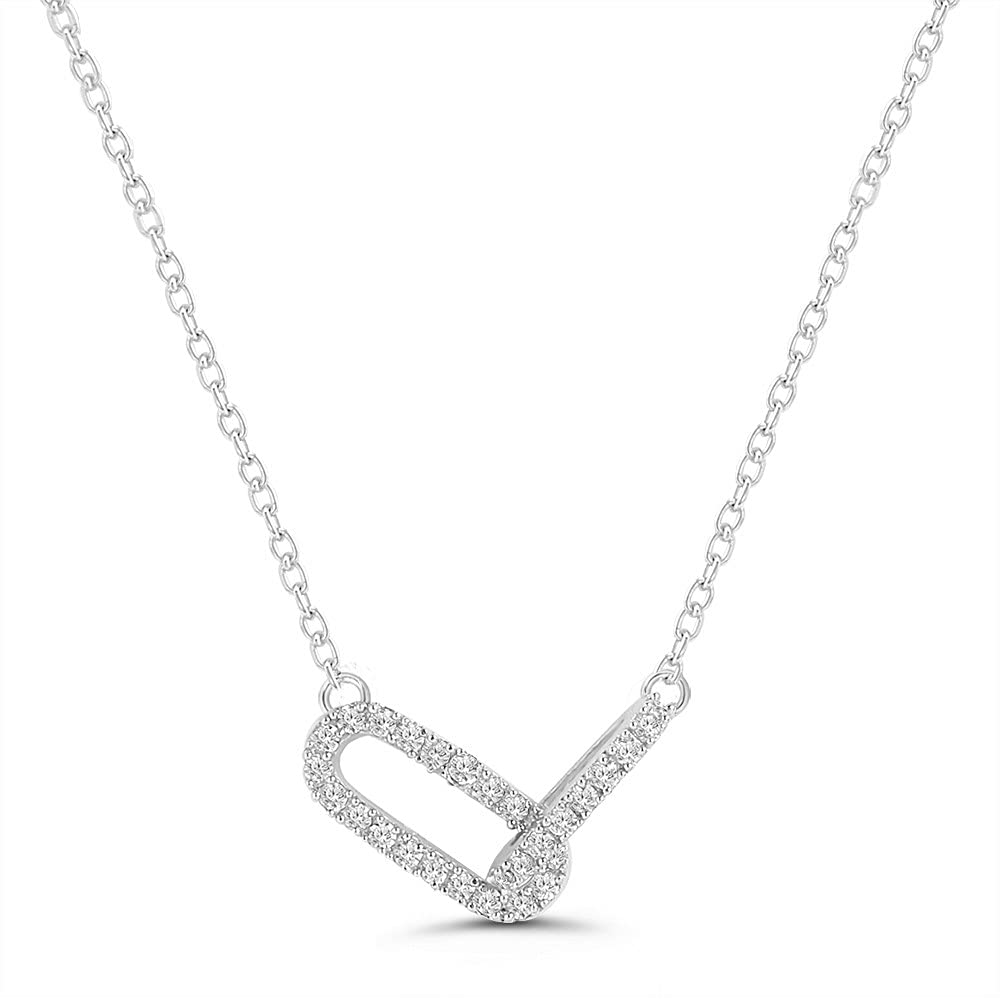 MINUTIAE Necklace with Linked Up Pendent | 18K Gold Plated International Fashion Jewelry for Women Girls |Delicate Simple Durable Design Chain Choker gives Classy Look| (B094ZWCSYT) Amazon Price History, Amazon Price Tracker