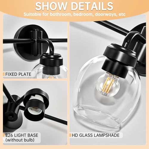 Save on Luxlite Black Modern Bathroom Light Fixtures with Code - Image 3