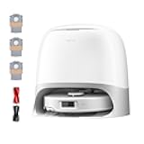 Qrevo Curv S5X Robot Vacuum and Mop, 18500Pa Suction, Zero-Tangling Design, FlexiArm Side Brush, AI Obstacle Avoidance, 10 Weeks Self-Emptying, Auto Washing for Hard Floor, Corner, Pet Hair