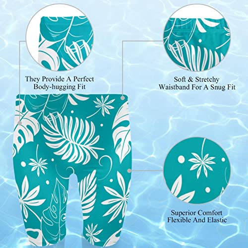 Jammers de natación multicolor para entrenar con estilo tropical 2