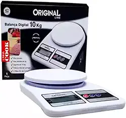 Balança Digital 10Kg Flat Linha Premium SL0363