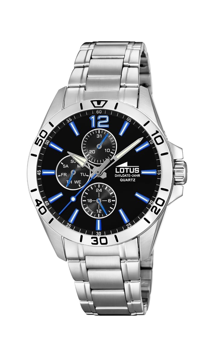 LOTUS Reloj Analógico para Unisex Adulto de Automático con Correa en Acero Inoxidable 18812/4
