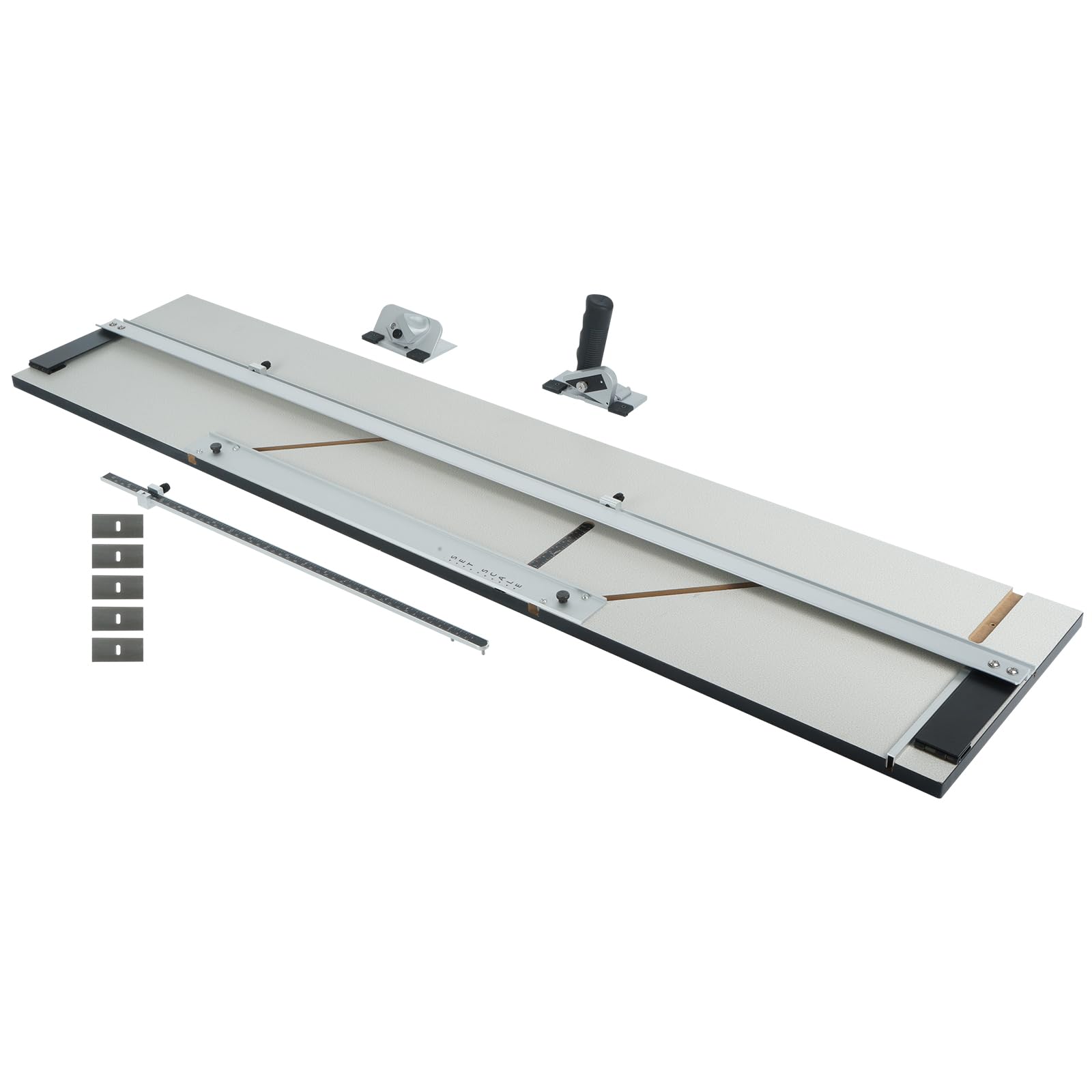 MYOYAY Set di taglierina per passepartout, ad alta precisione, con testine di taglio oblique e dritte, taglierina per foto, opere d'arte, design, fotografia, progetti fai da te