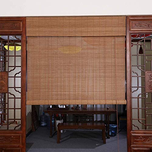 Mr.T Cortinas Reed/Persiana de bambú de privacidad persianas de la Ventana Veneciana Persianas de protección Solar Cortina decoración Corte de Sala de Estar/Persiana Enrollable de Aislamiento