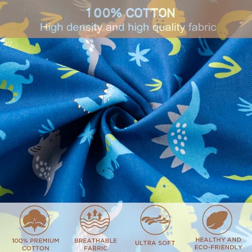 Image of Bunnikins & Clover Toddler Pillows with Pillowcase, 13 inchx18 inch Soft Cotton Kid Pillows for Sleeping, Bedding Small Pillow for Boys and Girls Aged 2-5 Years