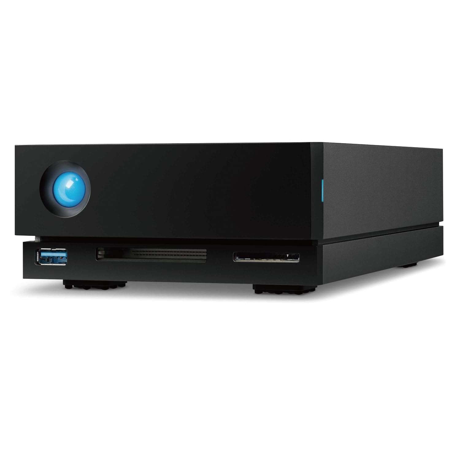 LaCie STHS24000800 - Disco duro externo (24 TB, USB, lector de tarjetas, PC y Mac, incluye 5 años de servicio de rescate)
