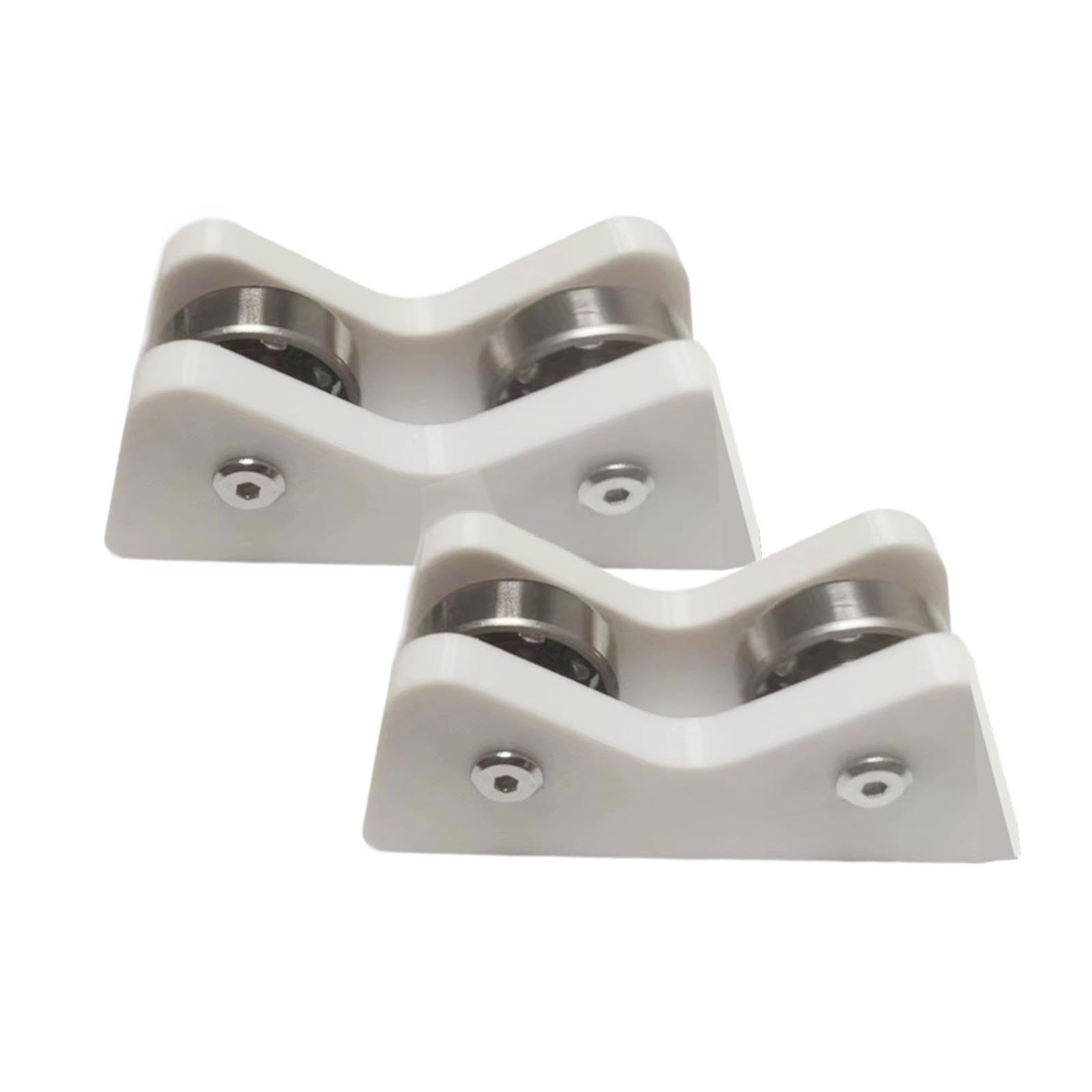 Colaxi 2X Billiard Cue Straightness Checker Detection Supplies Tester Lightweight Snooker Club Roller Straightness Detection for Home, White