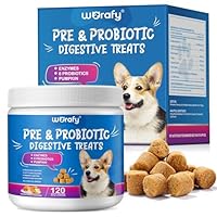 Probiotika für Hunde, 120 Stück, Pekingente-Geschmack, Probiotika Hund Darmgesundheit, Verdauungssnack für Hunde – Stärken das Immunsystem