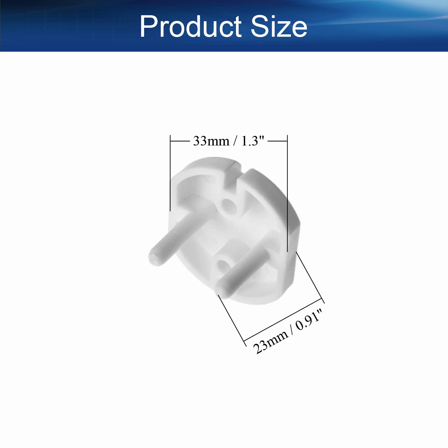 Snapklik.com : 10pcs Outlet Covers Child Proof Plug Cover Electrical ...