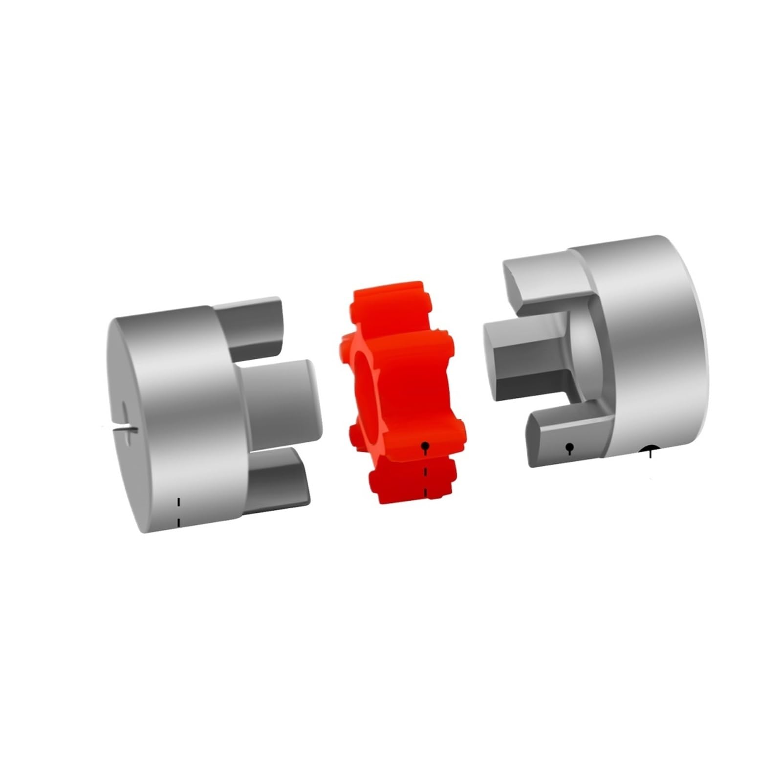 1 pièce de coupleur de serrage flexible D20 L30, taille d'arbre CNC, accouplement d'arbre à mâchoires 4/5/6/6,35/7/8/10 mm 5 mm 8 mm D20L30(5x8)