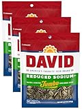 David's Sunflower Seeds, Reduced Salt, 5.25 oz, Packaging may vary (Pack of 3)