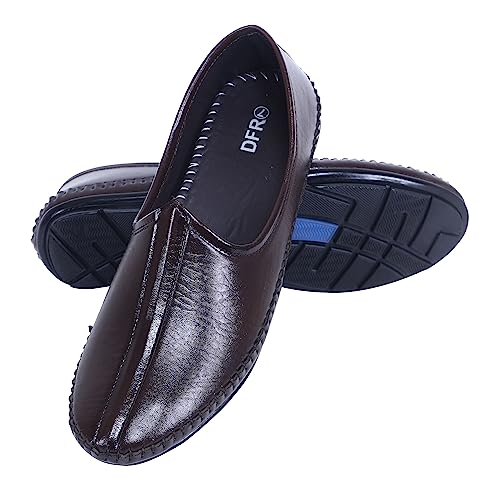 Image of DFR Loafers Sherwani Kurta Wedding Casual Juti Shoe for Men