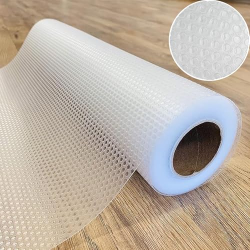 Shelf Liner for Kitchen 451000cm Non-slip food grade EVA cabinet liner Non-Adhesive Drawer Mats waterproof and oilproof Suitable for shelves kitchen cabinets refrigerators lockers desks