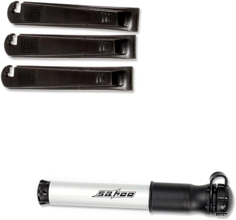 Bike Repair Tools Set Kit Tire Inflator Patch Crowbar for Saddle Bag Outdoor Sports Home Use