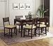 HOWZBOX Wooden Dining Table 6 Seater | Six Seater Dinning Table with 6 Chairs for Home | Dining Room Sets for Hotel Restaurants | 6 Seater Dining | Solid Wood Sheesham