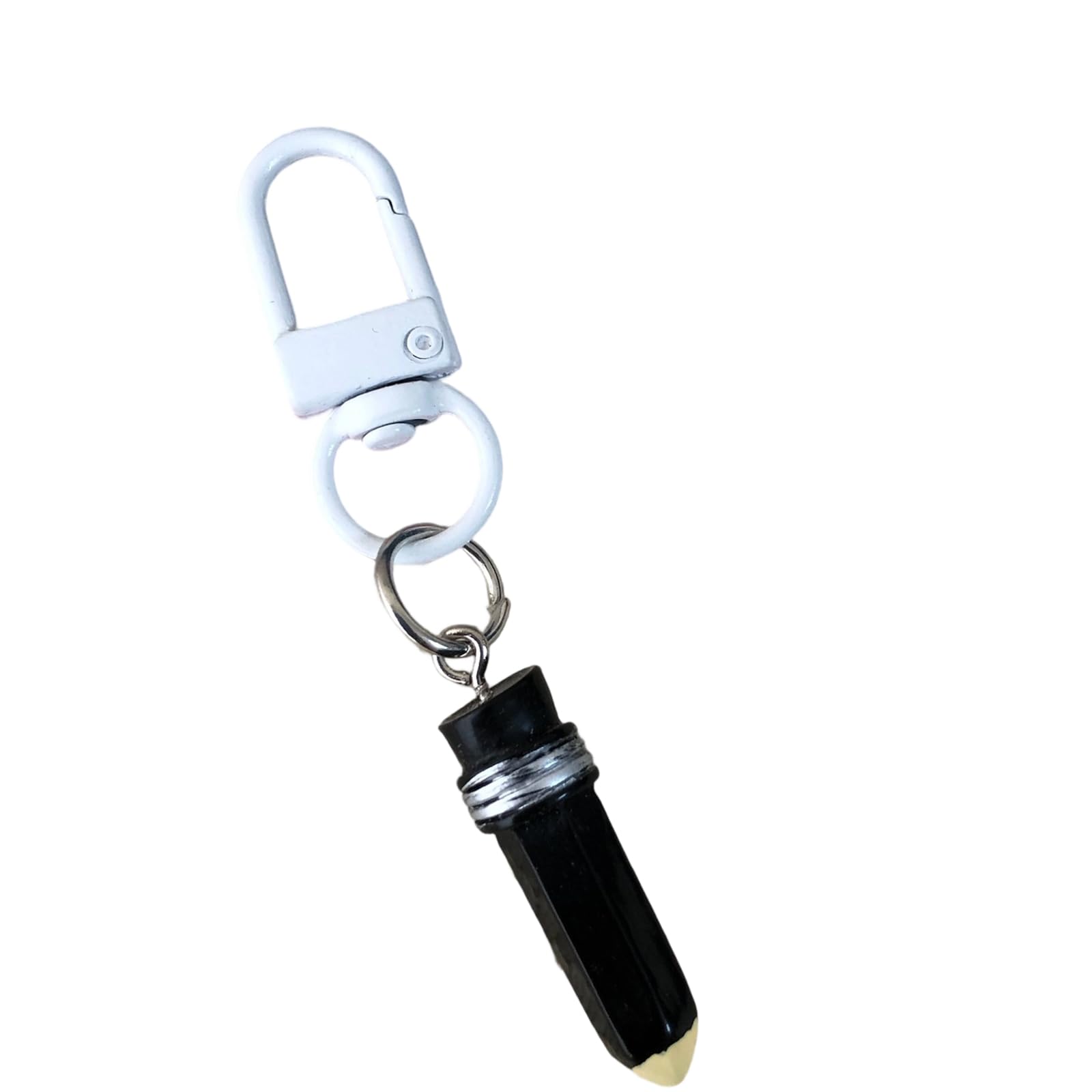 Buxuaaaa Adorable Miniature Pencil Charm Holder Stylish Backpack Decoration Trendy Gift Hanging Pendant for Best Friend Keychain for Girls