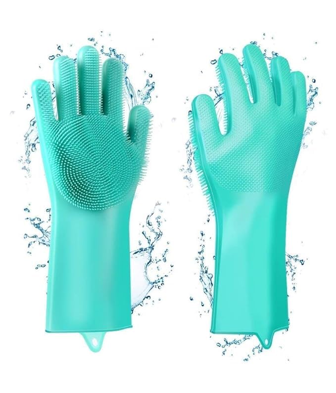 See full amazon price history chart for MAGOPAJA Magic Silicone Gloves with Wash Scrubber | Dish Washing Gloves, Silicon Cleaning Gloves, Silicon Hand Gloves for Kitchen Dishwashing and Pet Grooming, (Multicolor) MAGOPAJA Magic Silicone Gloves with Wash Scrubber | Dish Washing Gloves, Silicon Cleaning Gloves, Silicon Hand Gloves for Kitchen Dishwashing and Pet Grooming, (Multicolor) (B0B2LJGRBW) Amazon Price History, Amazon Price Tracker