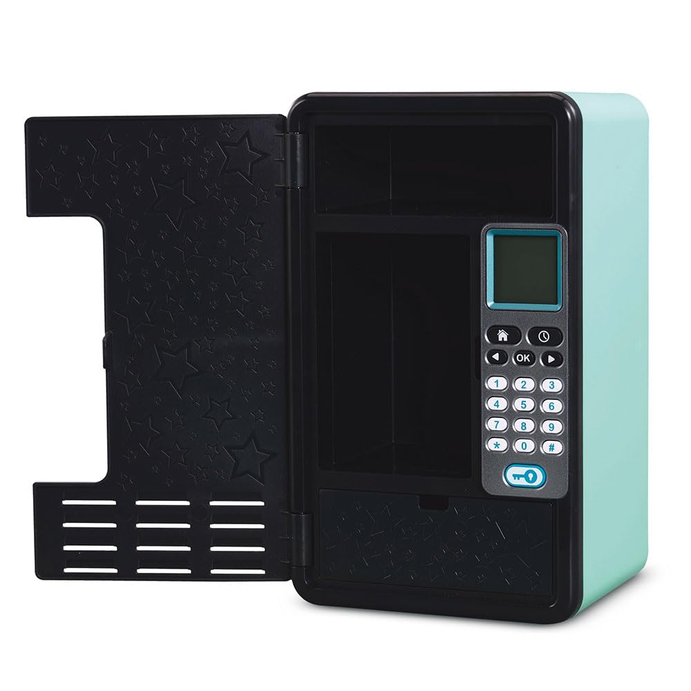VTech - KidiSecrets, Mon Casier MagicLocker Noir et Vert, Coffre-Fort Secret avec Code, Enceinte, Jeux, Réveil, Boîte à Trésors à Personnaliser, Cadeau Enfant de 6 Ans à 12 Ans - Contenu en Français