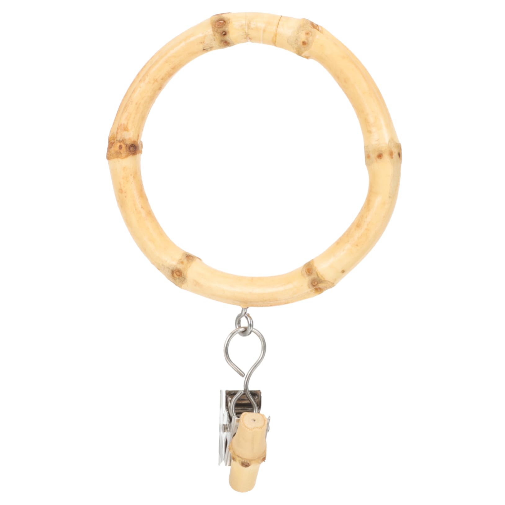 MUCKLILY Curtain Rings with Clips Sturdy and Design for Shower Curtains and Drapery Easy Installation Compact Practical Home Decor Accessory